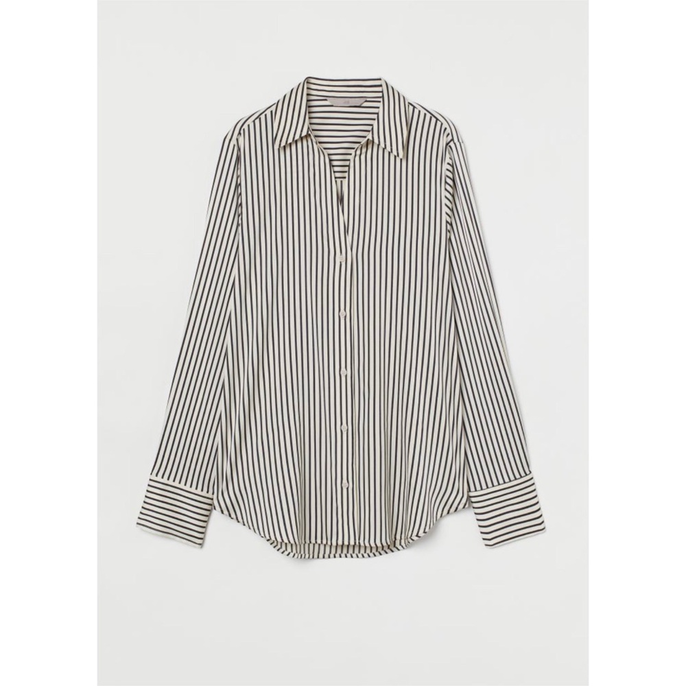 H&M conscious striped shirt